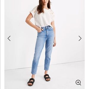 Madewell Mom Jean in Melva Wash